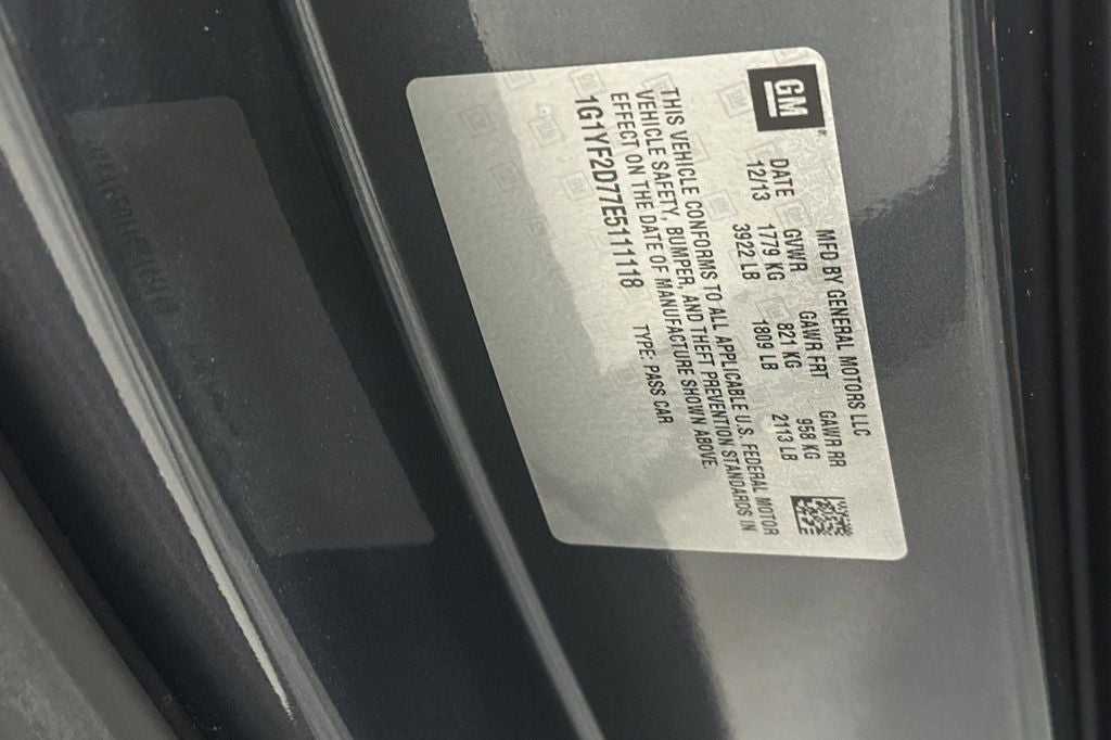 2014 Chevrolet Corvette Stingray Base 3LT