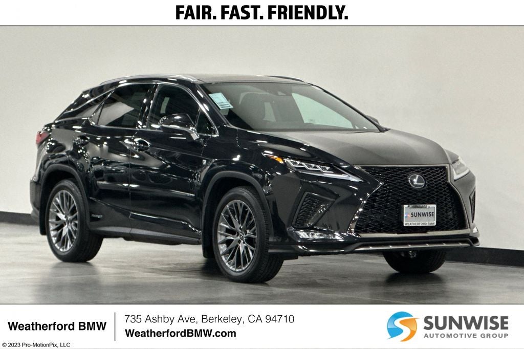 2022 Lexus RX 450h F Sport