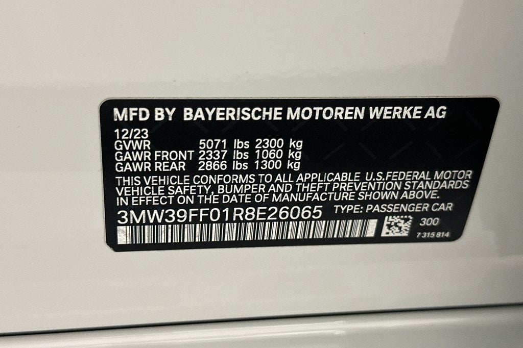 2024 BMW 3 Series 330e iPerformance