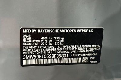 2025 BMW 3 Series M340i