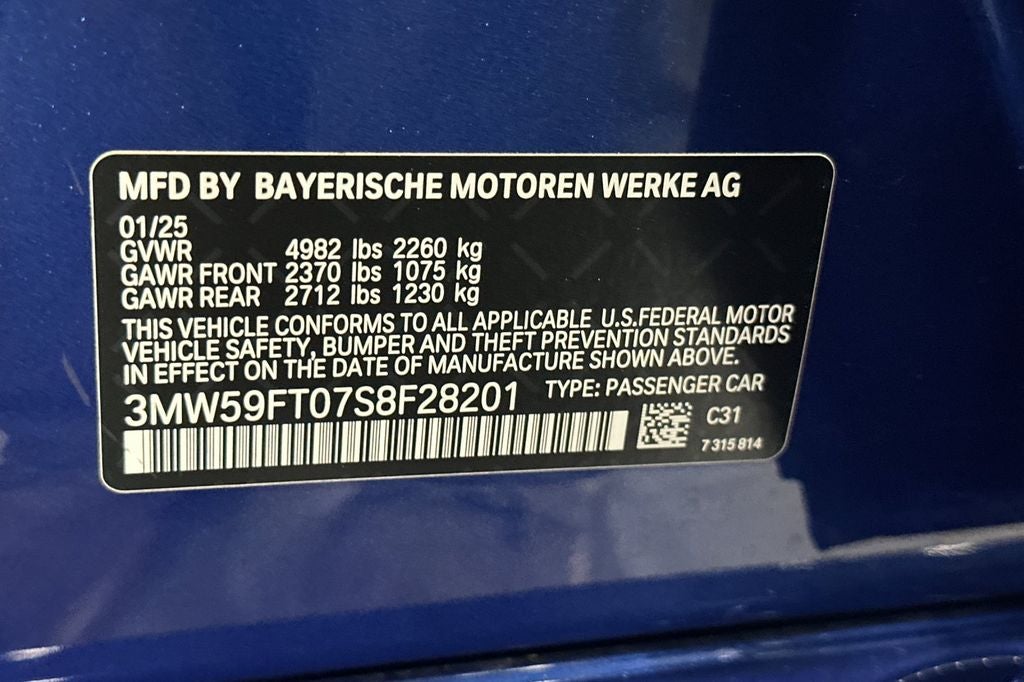 2025 BMW 3 Series M340i