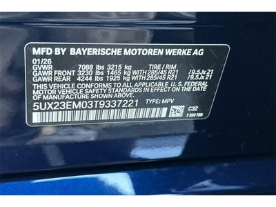 2026 BMW X7 xDrive40i
