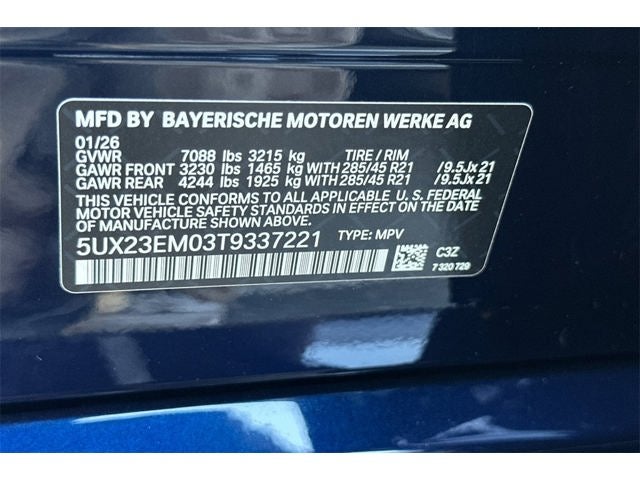 2026 BMW X7 xDrive40i