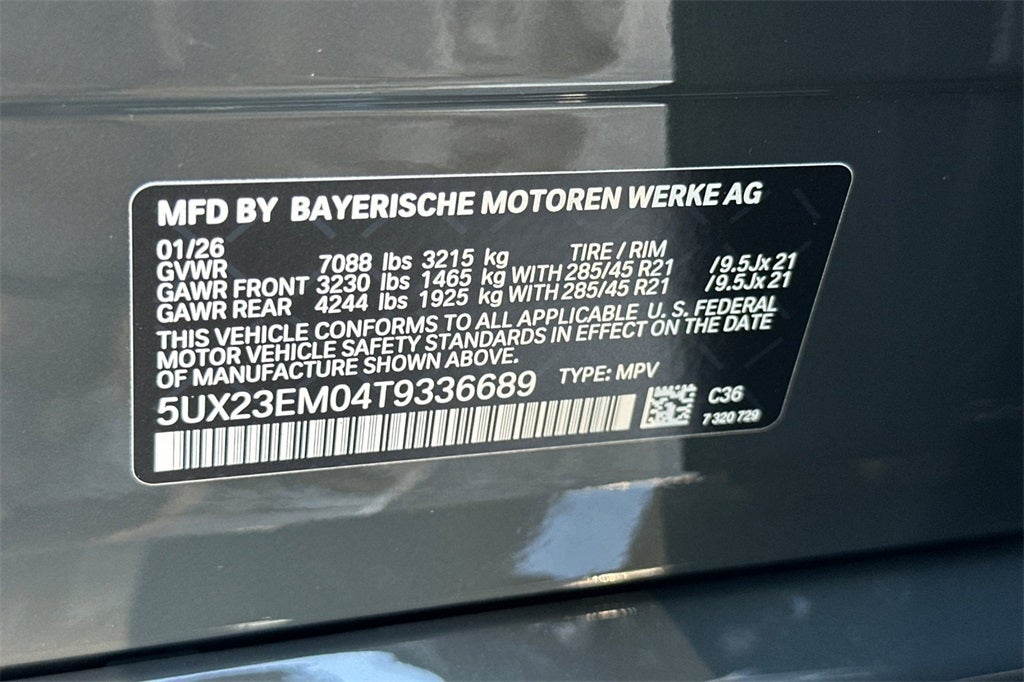 2026 BMW X7 xDrive40i