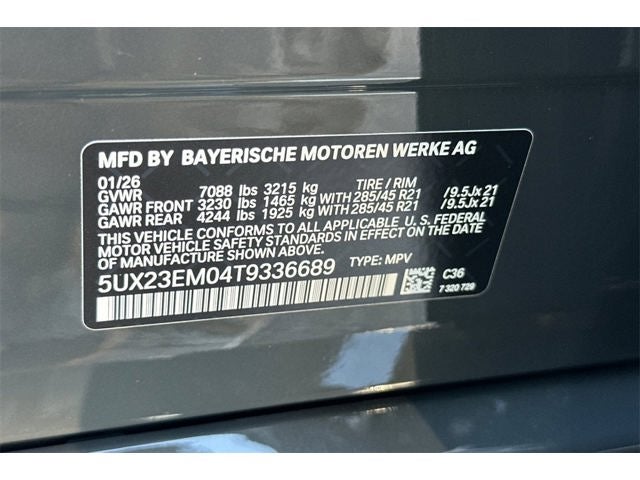 2026 BMW X7 xDrive40i