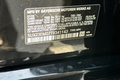 2026 BMW X7 xDrive40i