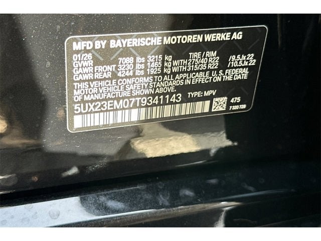 2026 BMW X7 xDrive40i