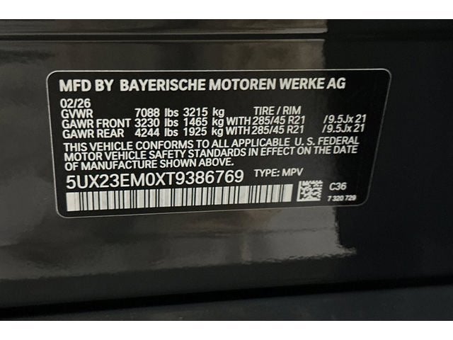 2026 BMW X7 xDrive40i