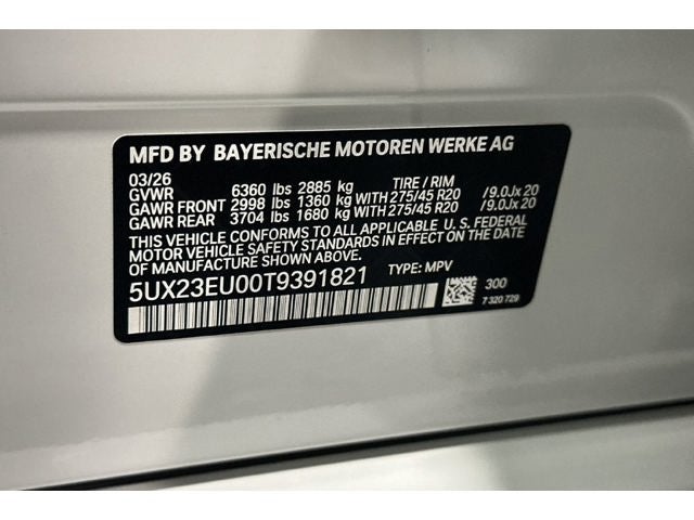2026 BMW X5 xDrive40i