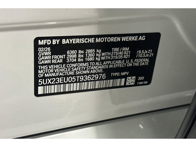 2026 BMW X5 xDrive40i