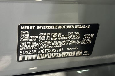 2026 BMW X5 xDrive40i