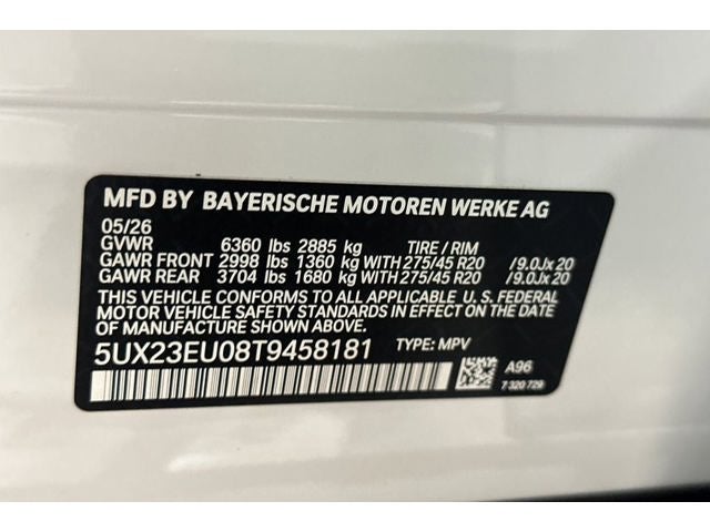 2026 BMW X5 xDrive40i