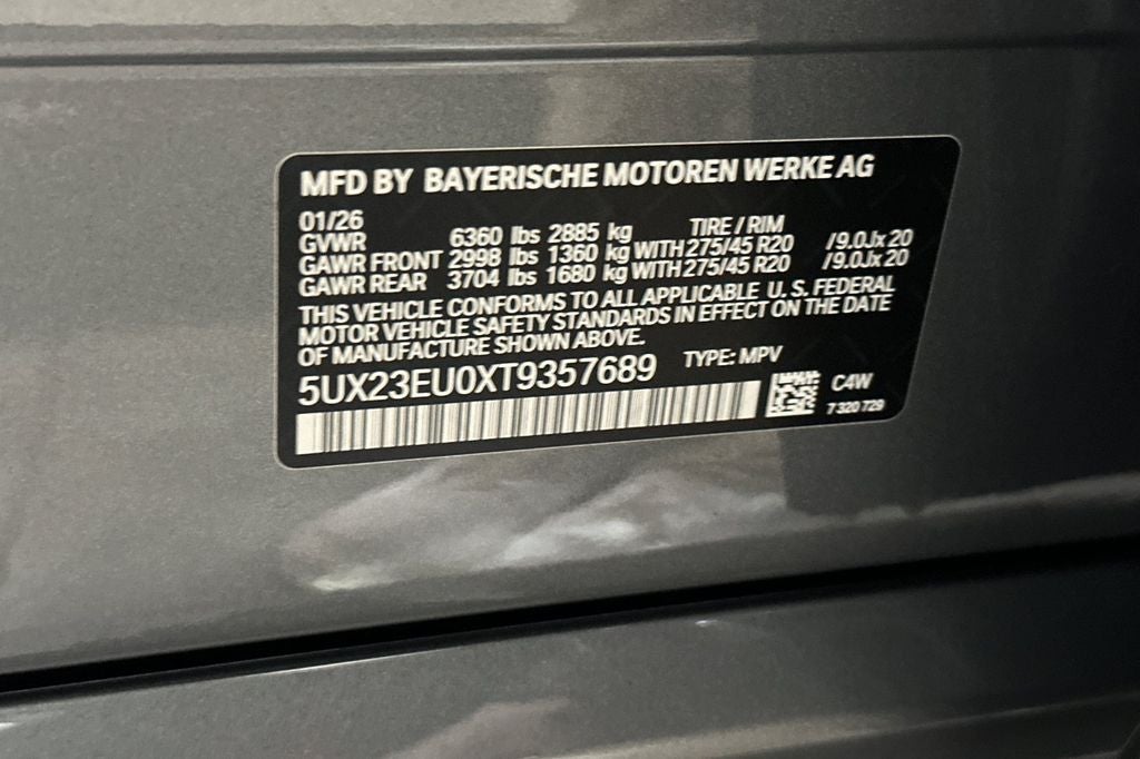 2026 BMW X5 xDrive40i
