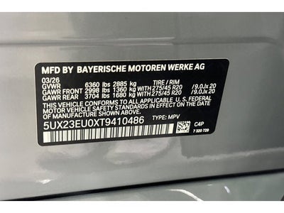 2026 BMW X5 xDrive40i