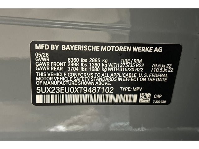 2026 BMW X5 xDrive40i