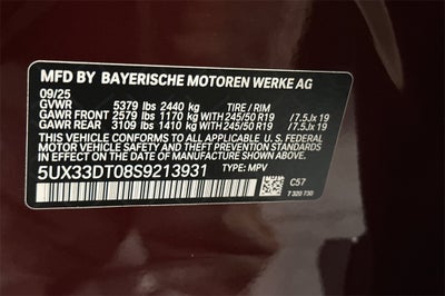 2025 BMW X4 xDrive30i