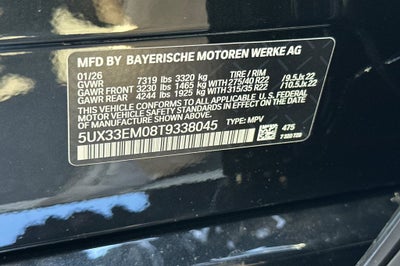 2026 BMW X7 M60i