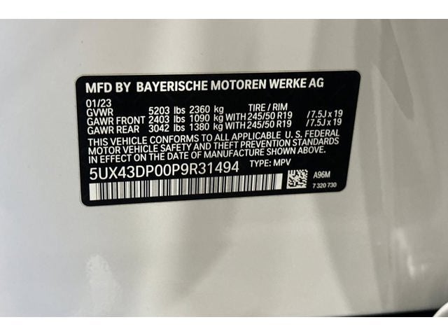 2023 BMW X3 sDrive30i