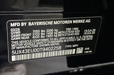 2026 BMW X5 xDrive50e