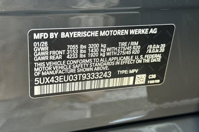 2026 BMW X5 xDrive50e