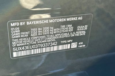 2026 BMW X5 xDrive50e