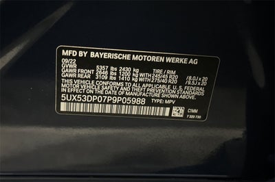 2023 BMW X3 xDrive30i