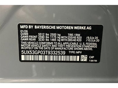 2026 BMW X3 30 xDrive