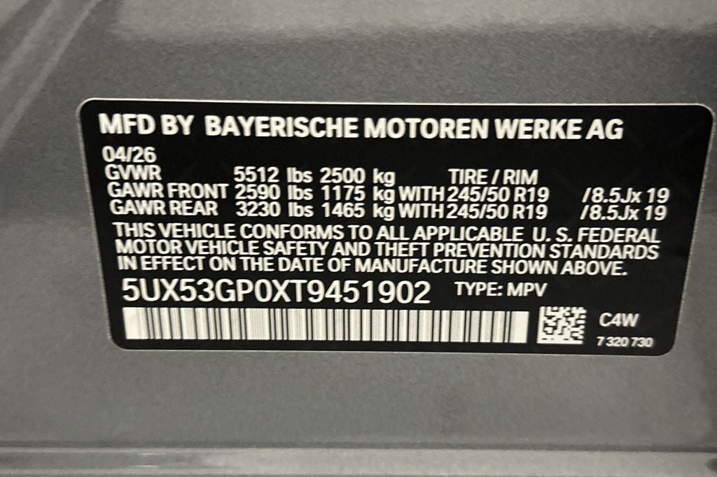 2026 BMW X3 30 xDrive