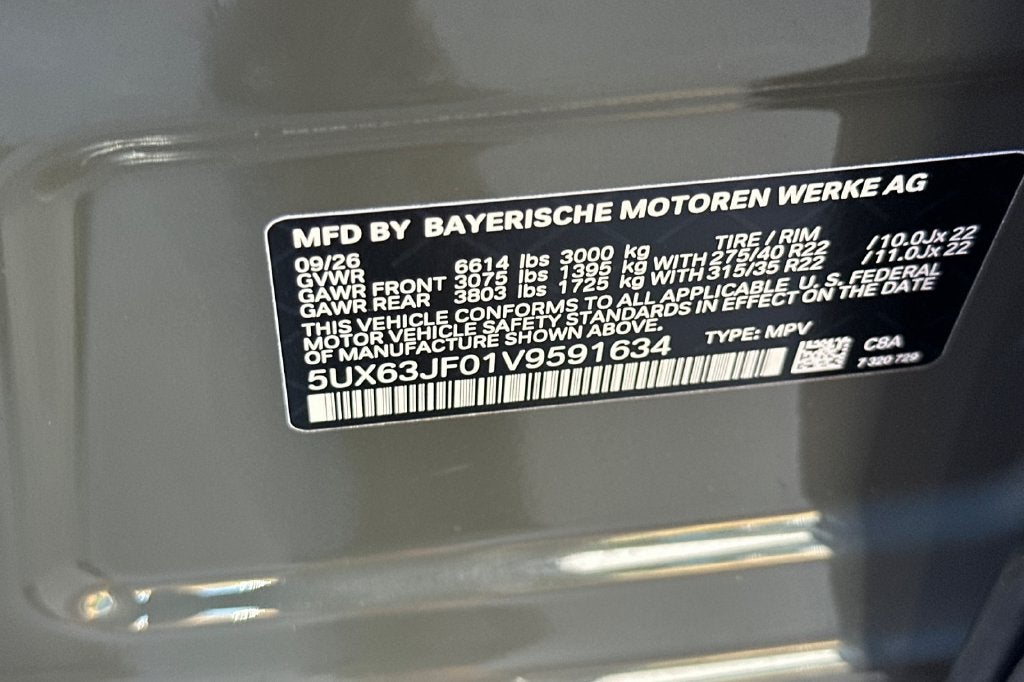 2027 BMW X5 Base