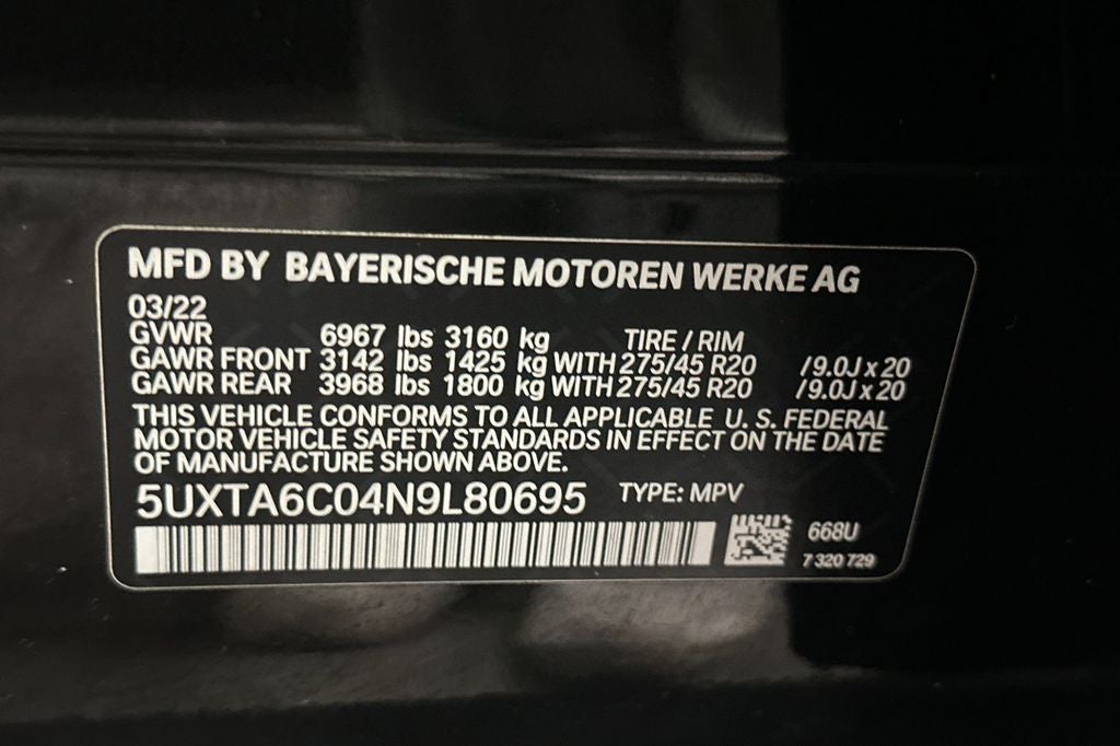 2022 BMW X5 xDrive45e