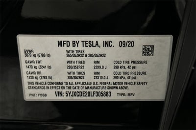 2020 Tesla Model X Long Range