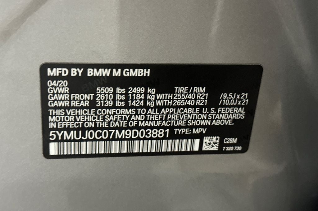 2021 BMW X4 M Base