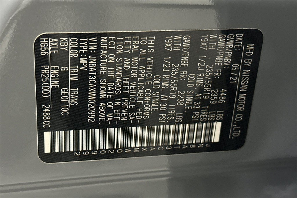 2021 Nissan Rogue SL