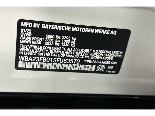 2025 BMW 4 Series 430i Gran Coupe