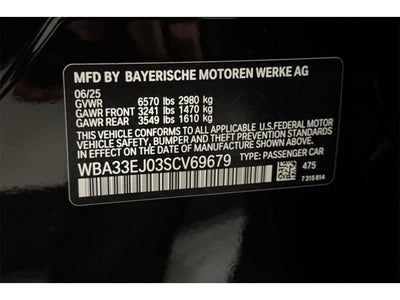 2025 BMW 7 Series 760i xDrive