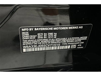 2025 BMW 7 Series 760i xDrive