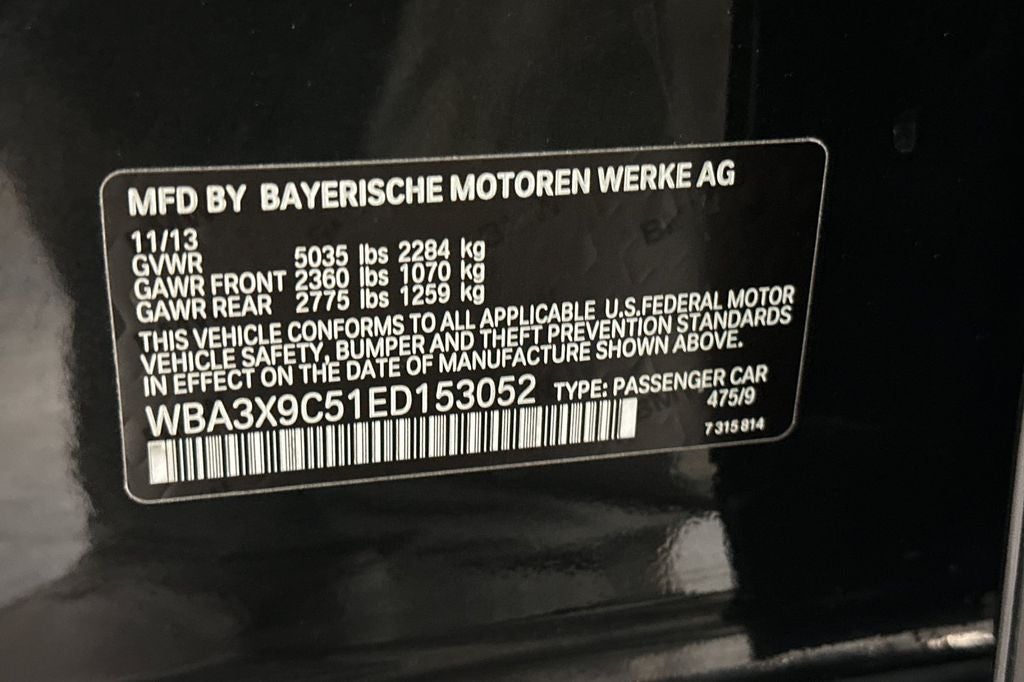 2014 BMW 3 Series 335i xDrive Gran Turismo