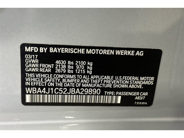 2018 BMW 4 Series 430i Gran Coupe