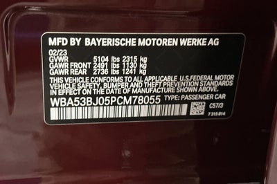 2023 BMW 5 Series 540i