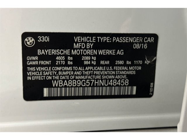 2017 BMW 3 Series 330i