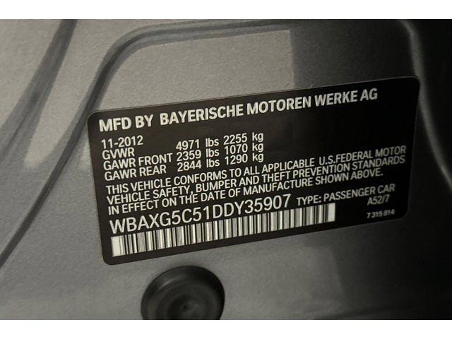 2013 BMW 5 Series 528i