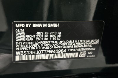 2026 BMW M3 Base