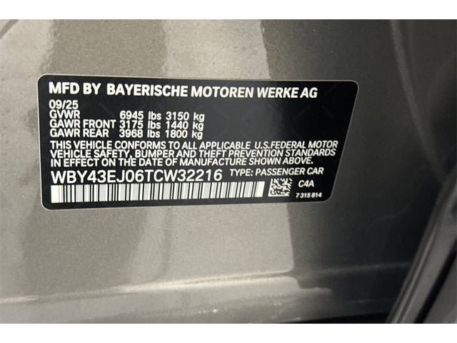 2026 BMW i7 eDrive50