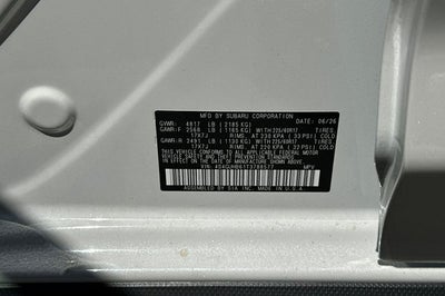 2026 Subaru CROSSTREK Base