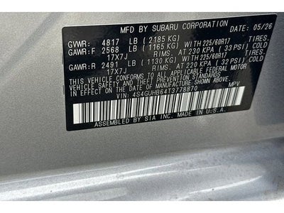 2026 Subaru CROSSTREK Base