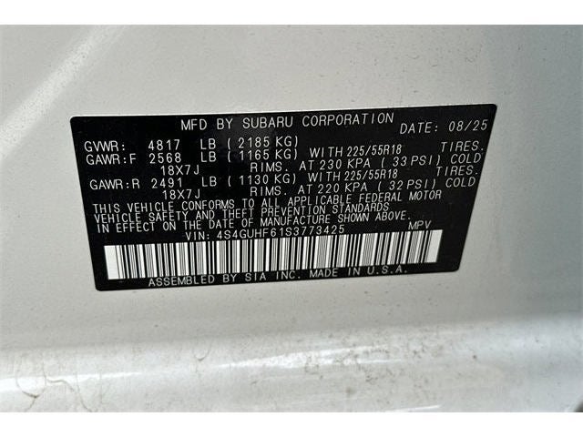 2025 Subaru CROSSTREK Sport