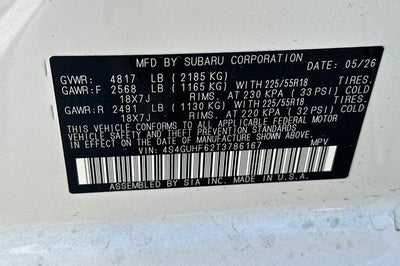 2026 Subaru CROSSTREK Sport