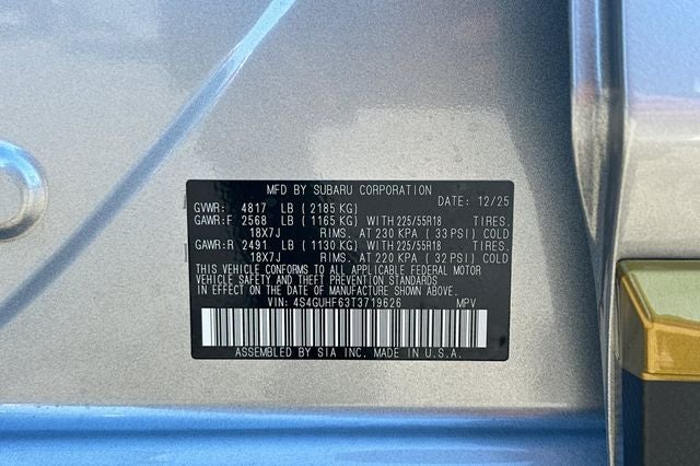 2026 Subaru CROSSTREK Sport