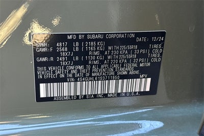 2025 Subaru Crosstrek Limited