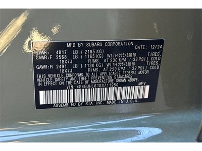 2025 Subaru Crosstrek Limited